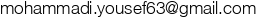 پست الکترونیکیجناب دکتر یوسف محمدی