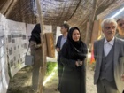 بازدید رئیس مؤسسه تحقیقات جنگل‌ها و مراتع کشور از غرفه تخصصی مرکز تحقیقات و آموزش کشاورزی و منابع طبیعی استان سمنان