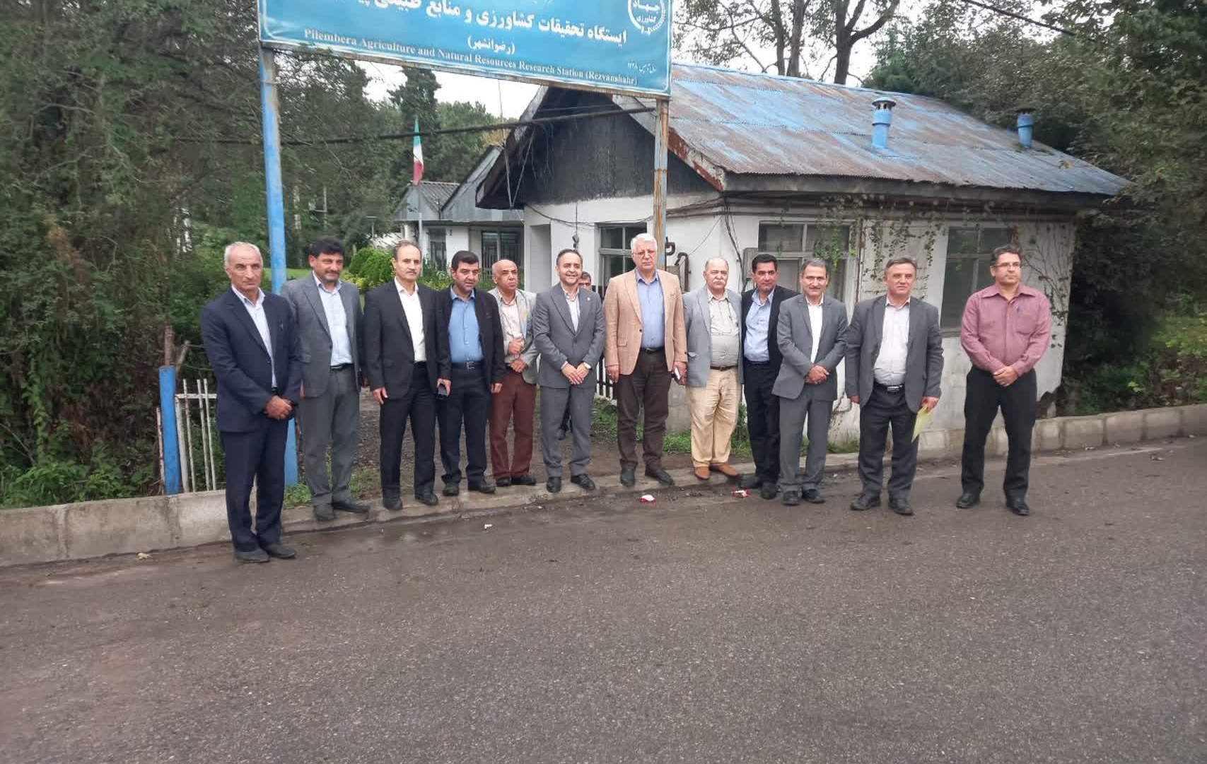 بازدید رئیس مؤسسه تحقیقات علوم باغبانی و رئیس مؤسسه تحقیقات جنگلها و مراتع کشور از ایستگاه تحقیقاتی عباسآباد آستارا